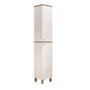 Hanah Home Nord - ND12-SW Armario Multiusos Blanco y Roble